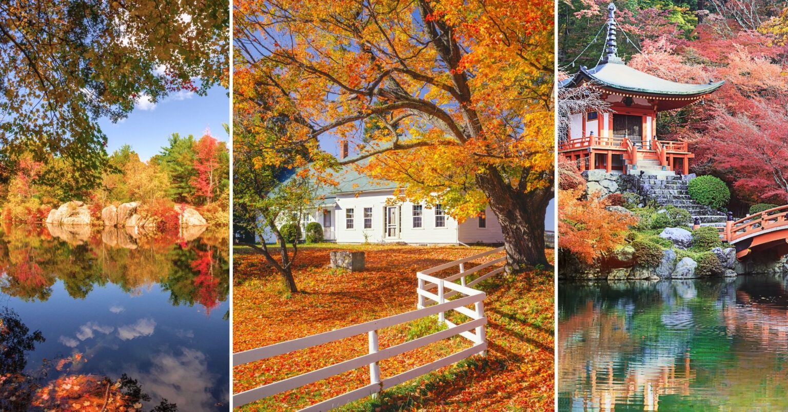 best places autumn travel